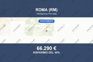 Immobile in asta di 89 m² con box auto a Roma