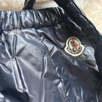 Moncler Completo giaccca e pantaloni blu. Kids