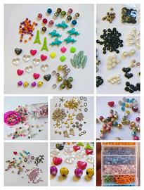 Lotto grande componenti per bigiotteria creatività