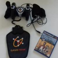 ps2 gioco darkwind piu controller gametrak