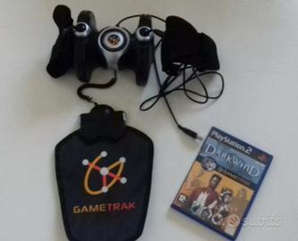 ps2 gioco darkwind piu controller gametrak