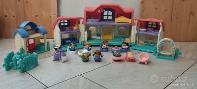 Casetta Fisher Price con veranda e altalena