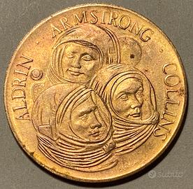 Medaglia Apollo 11 1969 sbarco Luna Rizzoli