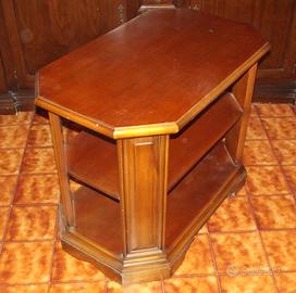 Tavolino soggiorno porta TV in legno