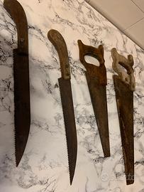 Set 4 seghe vintage