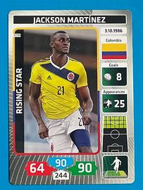 JACKSON MARTINEZ 57 Panini Die Fußball Stars card