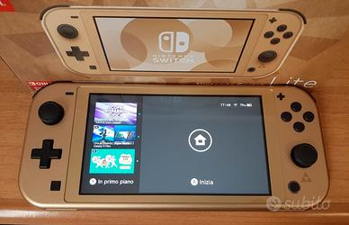 Nintendo Switch Lite Hyrule Edition + microsd 128