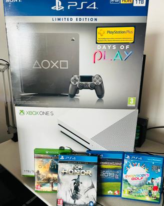Bundle PS4 - XBOX ONE S - 4 giochi