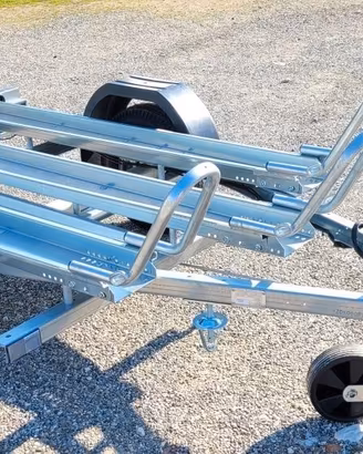 CARRELLO RIMORCHIO PORTAMOTO CRESCI TM6 CON RAMPA 