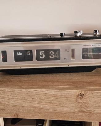 RADIO SVEGLIA VINTAGE RARA NATIONAL PANASONIC DATA