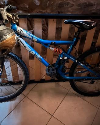 Bici bTwin bambino 26” mtb biammortizzata
