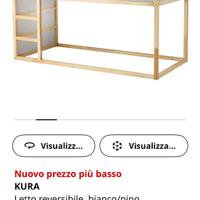 Letto ikea Kura bambini