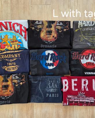Magliette Hard Rock Cafe da tutto il mondo