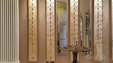 Supporti per occhiali negozio ottica