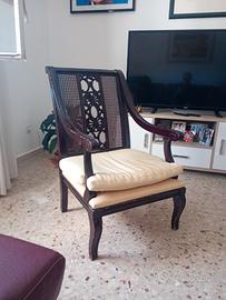 coppia sedie stile liberty 