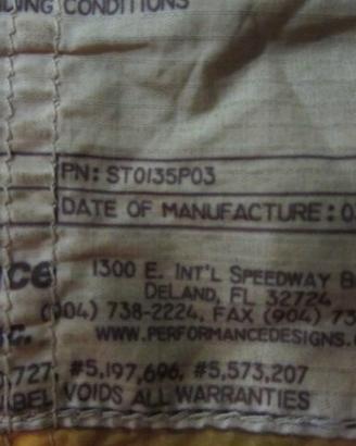 PARACADUTE STILETTO 135