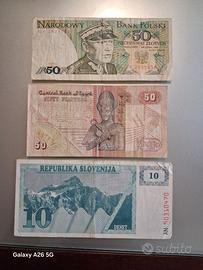 Banconote Stati Esteri e mini assegni in lire it.