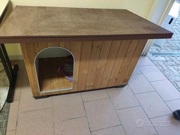 Cuccia cane grande legno coibentata