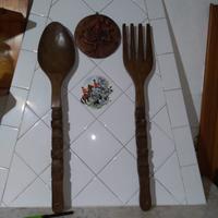 Antiche decò posate legno giganti