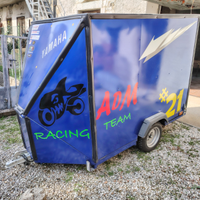 Carrello porta moto singola