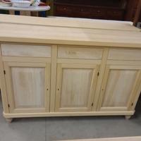 Credenza Napoletana a 3 Ante Grezza Nuova