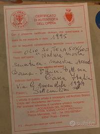 olio su tela