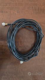 Cavo tipo RG58 10 metri attecchi N maschio