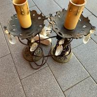 Lampadario e abasciur  vintag