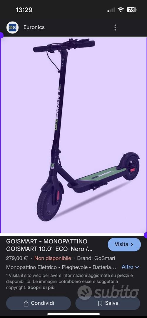 Smart Eco Batteria Monopattino Elettrico Go Smart Pezzi Ricambio