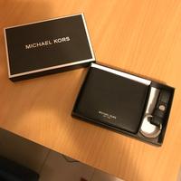 Michael kors originale: portafoglio + portachiavi