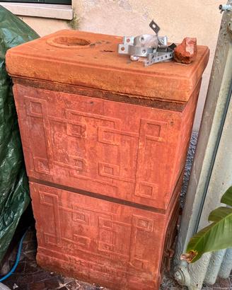 Stufa terracotta Becchi antiquariato