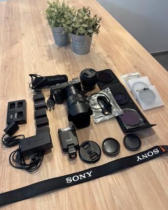 Fotocamera sony a6500 + obiettivi e accessori