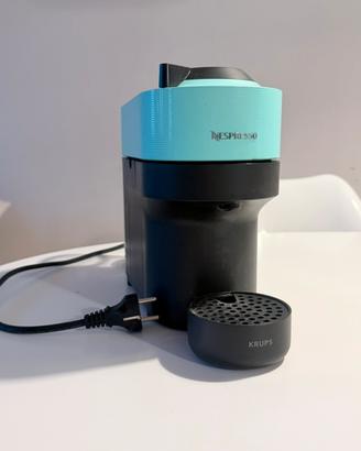 Nespresso Krups Inissia azzurra funzionante