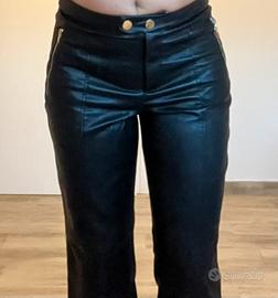 Pantaloni ecopelle