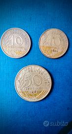 Francia, 10 e 50 Franchi del 1963 e 1964