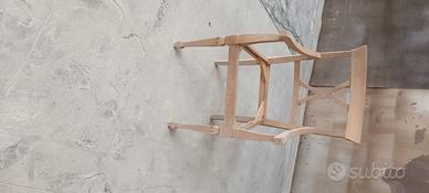 Sedia capotavola da imbottire