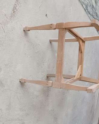 Sedia capotavola da imbottire