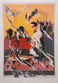 Mimmo Rotella, Casablanca, Seridecollage 100x70