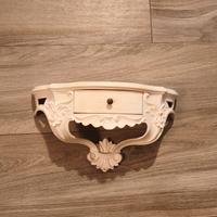 mensolina shabby bianca 