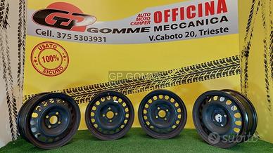4 Cerchi Ferro 14 pollici Opel B