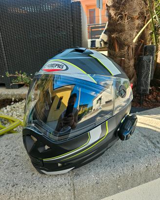 2 Caschi Caberg Duke II tg.M + Interfono Sport
