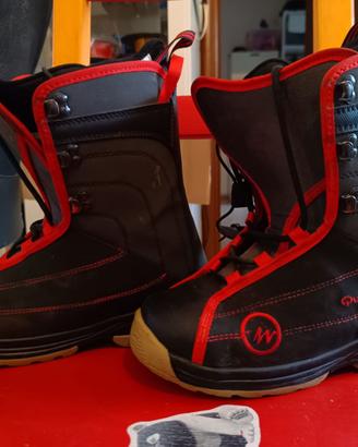 scarponi snowboard quechua 38