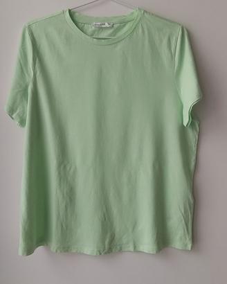 T-shirt in cotone verde lattuga Terranova - 2XL