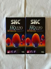 Cassette Vhs SKC Premium HQ120 - 2 Ore Nuove x2