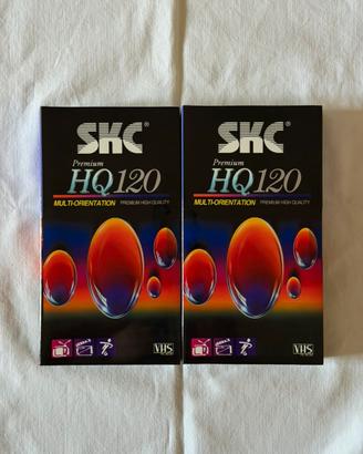 Cassette Vhs SKC Premium HQ120 - 2 Ore Nuove x2