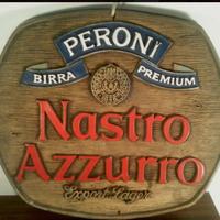 Decorazione muro Peroni Nastro Azzurro vintage