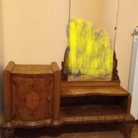 entratina antica in legno 