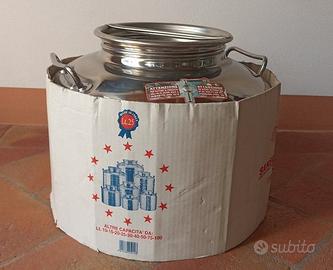 Fusto Sansone  25 lt IN ACCIAIO INOX 18/10