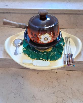 Set per fonduta vintage