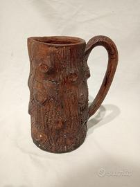 BOCCALE ARTIGIANALE EFFETTO LEGNO